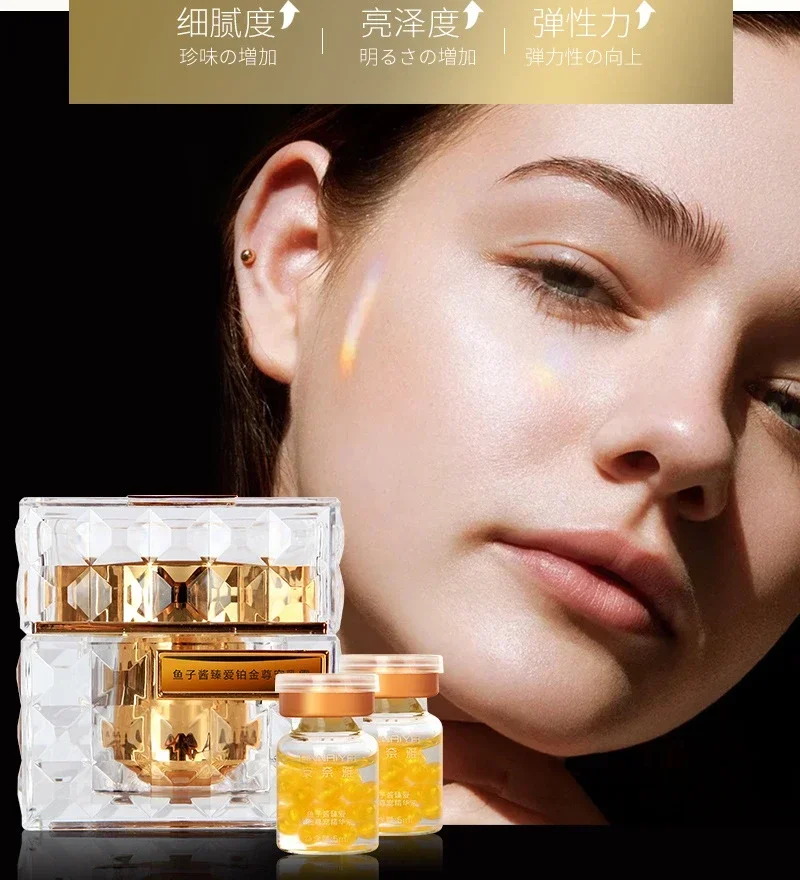 Luxury Skin Care - プラチナレアラグジュアリーキャビアケアセット フェイシャルクリーム ハリ・弾力アップ しわ改善 保湿・修復 栄養補給