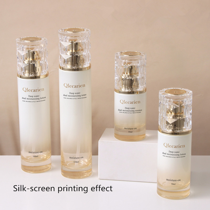 Luxury Skincare Packaging - 6 ピース/パック 30 グラム 50 グラムガラスクリームジャー