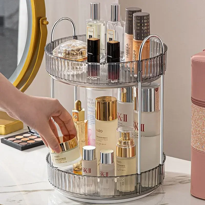 高級ドレッサー化粧品収納ボックストイレデスクトップ香水口紅ス - Luxury Skincare Tray のレビューと価格