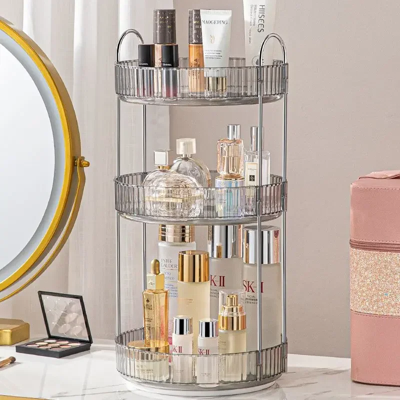 高級ドレッサー化粧品収納ボックストイレデスクトップ香水口紅ス - Luxury Skincare Tray のレビューと価格
