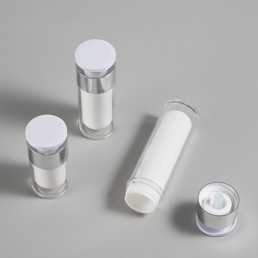 15/30/50ミリリットルのパールホワイトアクリルエアレス - Luxury Skincare Packaging のレビューと価格