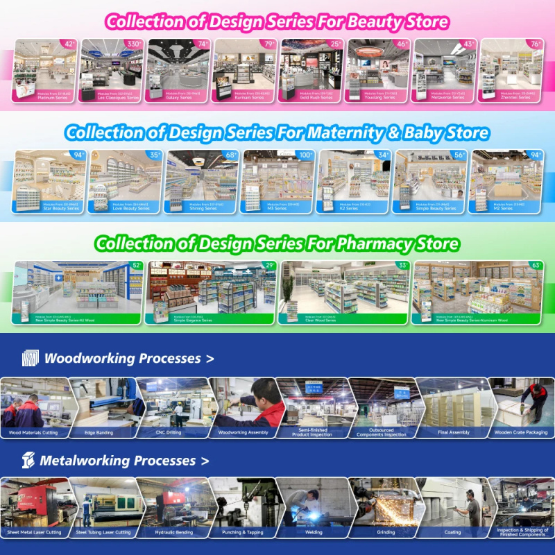 カスタム高級化粧品キオスク小売用美容ディスプレイスタンドメイ - Luxury Skincare Shop のレビューと価格