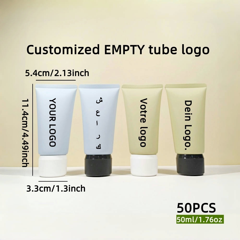 【ロゴカスタム】50個 カスタマイズされた50ml ブラック - Luxury Skincare Packaging のレビューと価格