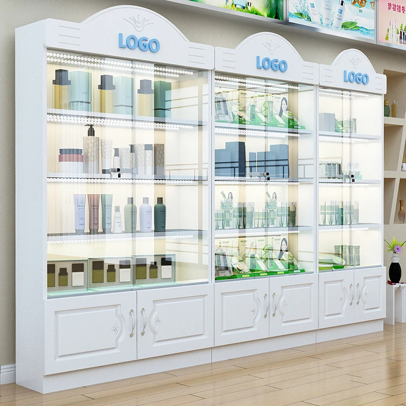 カスタム高級スキンケアディスプレイキャビネット、サロンネイル - Luxury Skincare Shop のレビューと価格