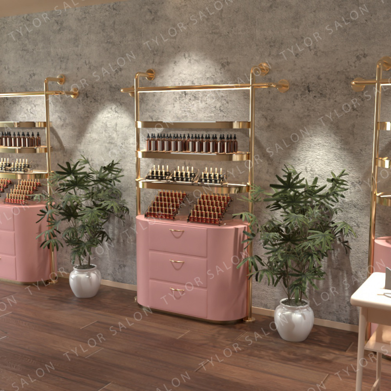 カスタムメイドの高級スキンケア陳列キャビネット、サロンネイル - Luxury Skincare Shop のレビューと価格