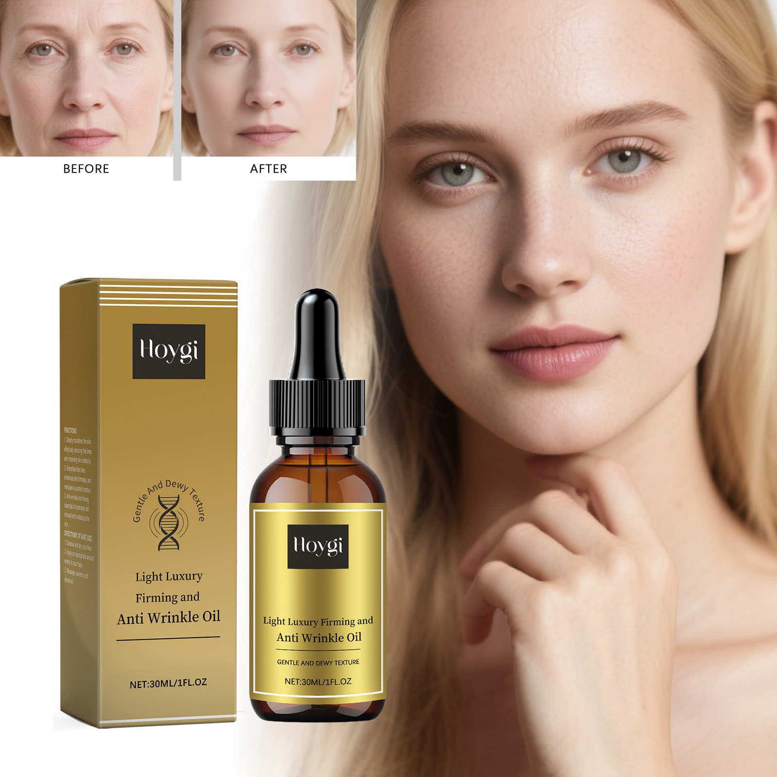 引き締めフェイシャルケアオイル リフティング アンチリンクル - Luxury Skin Care のレビューと価格