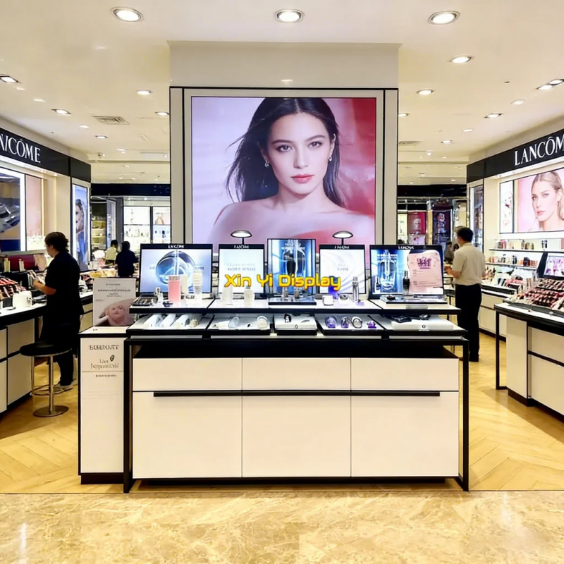 カスタム高級スキンケア陳列什器 MDF LED化粧品高級ショ - Luxury Skincare Shop のレビューと価格